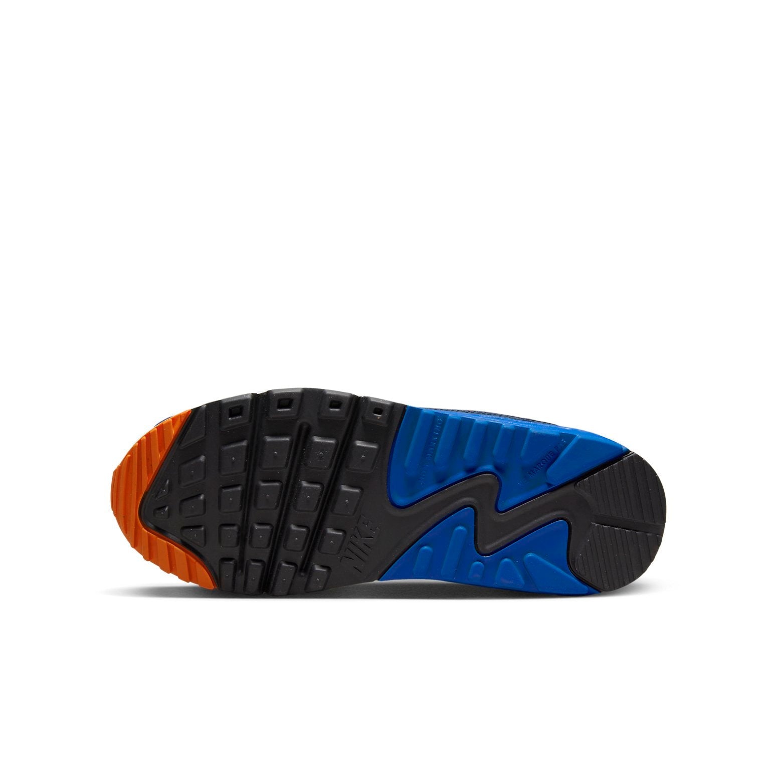 (GS) Nike Air Max 90 LTR Leather 'Gray Blue' CD6864-120