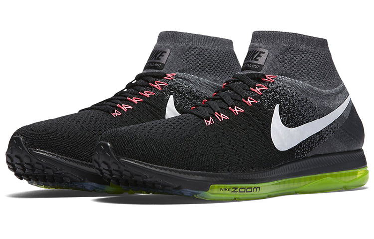 Nike Zoom All Out Flyknit 'Black White Volt' 844134-002