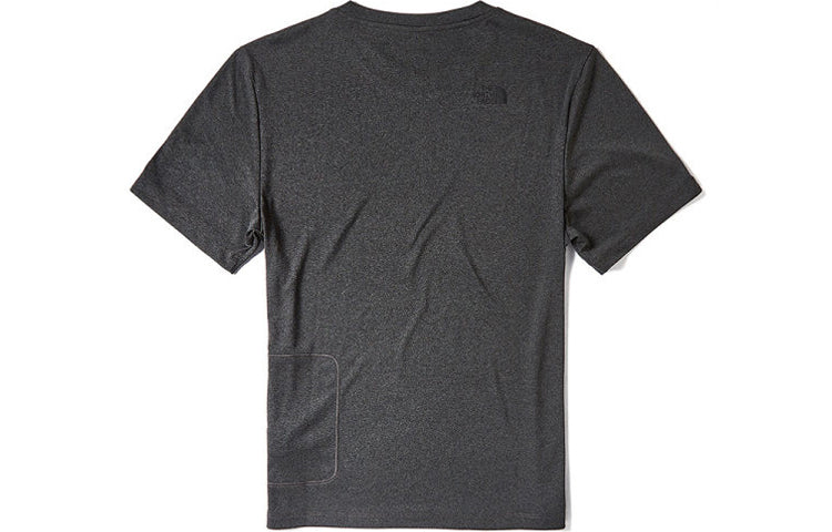 Men's THE NORTH FACE Quick Dry Outdoor hygroscopic Sweat-Wicking Short Sleeve Gray 46KX-DYZ