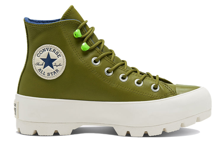 (WMNS) Converse Chuck Taylor All Star Lugged Winter High GTX 'Dark Moss' 568764C