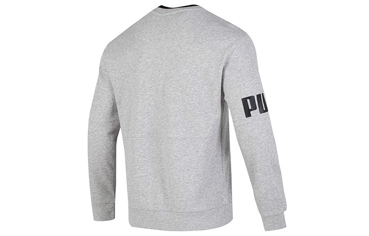PUMA Power Crew Long Tee 'Grey' 676666-04