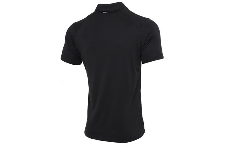 adidas Tennis Sports Training Short Sleeve Polo Shirt Black GH7670