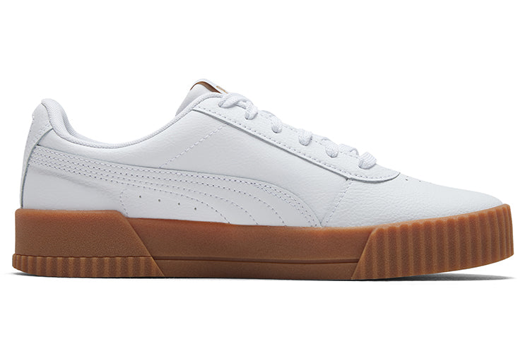 (WMNS) PUMA Carina Leather 'White Gum' 370325-07