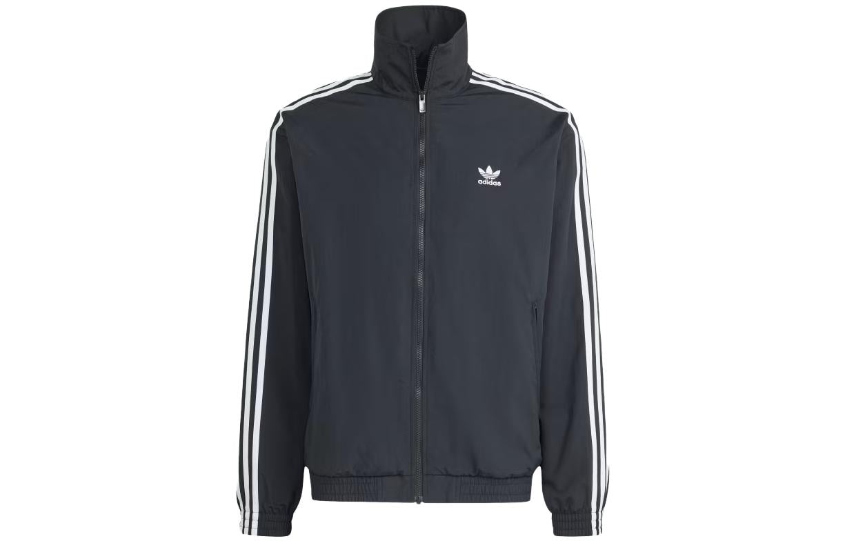 adidas Adicolor Woven Firebird Track Top Asia Sizing 'Black' IT2491