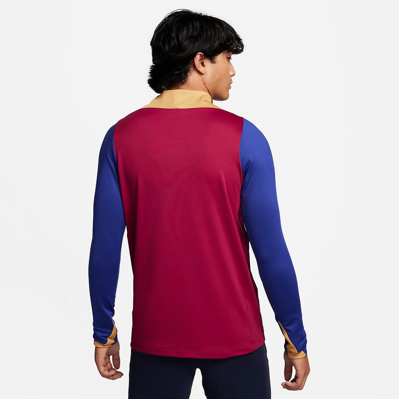 Nike FC Barcelona Strike Dri-FIT Football Drill Top 'Red Deep Royal Blue' FJ5531-621