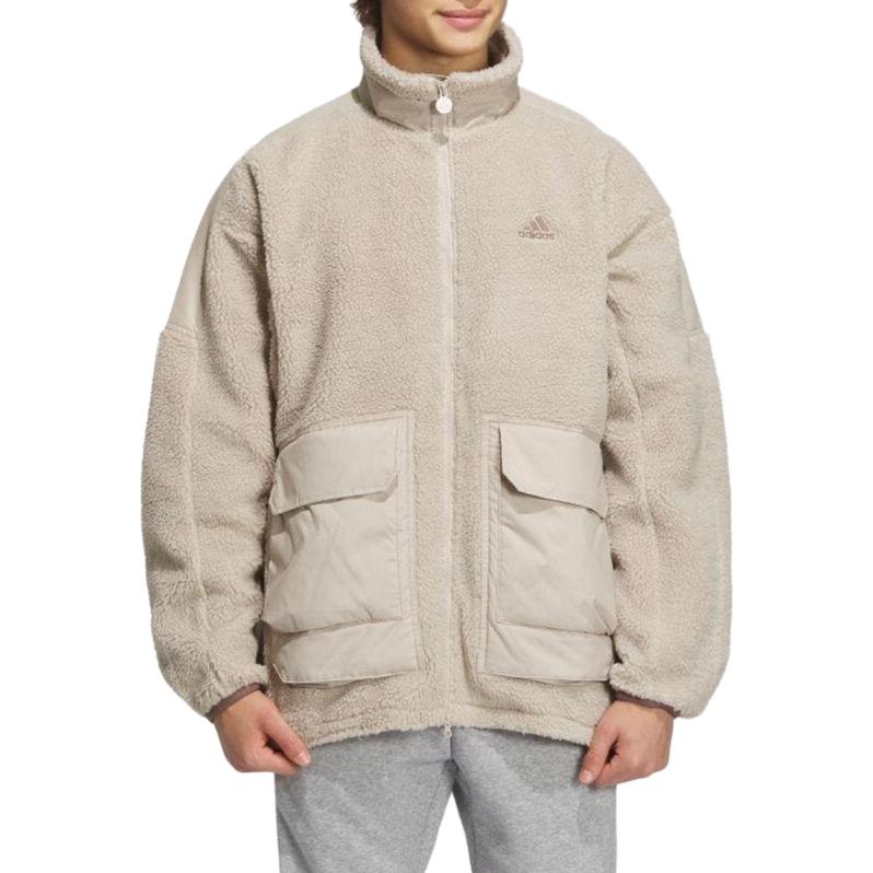 adidas Warding Oversized Boa Full-Zip Jacket (Gender Neutral) 'White' IK7342