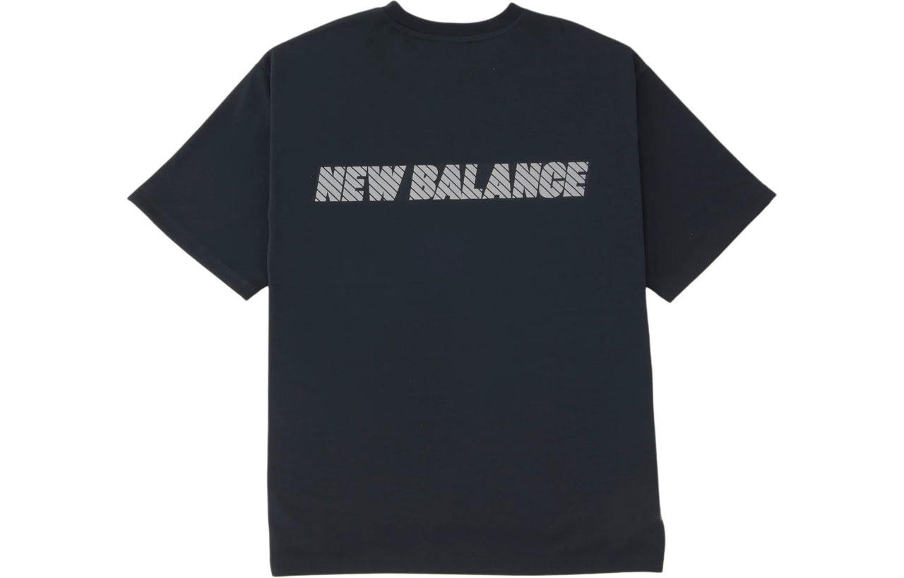 New Balance MET24 Reflection NB Logo T-Shirt 'Black' AMT45005-BK