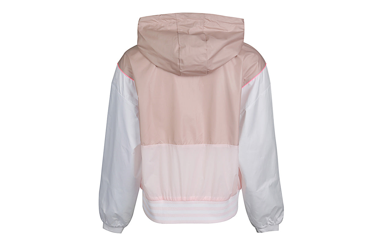 (WMNS) adidas neo MUST HAVES BLOCK Colorblock Logo Windproof Jacket Pink GF0127