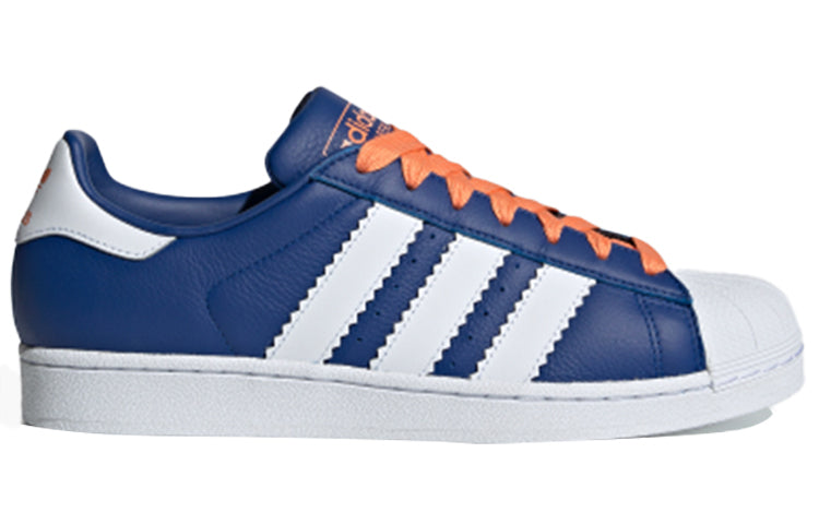 adidas Superstar Knicks 'Collegiate Royal White Easy Orange' BD7379