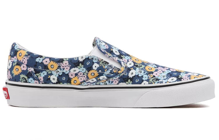 Vans Floral Classic Slip-On 'Blue Yellow' VN000XG8AS2