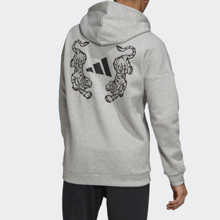 Men's adidas TIGER OH Printing Gray FL7750