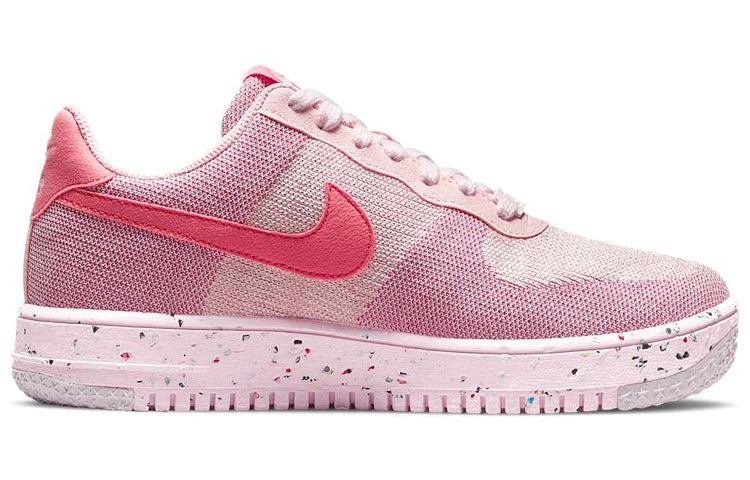 (WMNS) Nike Air Force 1 Crater Flyknit 'Pink Glaze' DC7273-600
