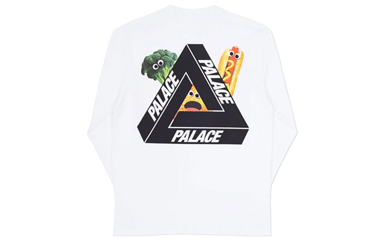PALACE Printing Long Sleeves Unisex White P12LS001