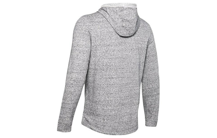 Men's Under Armour Kangaroo Pocket Gray White 1329291-112