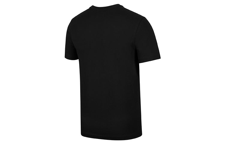 Nike NBA Utah Jazz Logo Alphabet Printing Width Loose Short Sleeve Men's Black DR5024-010