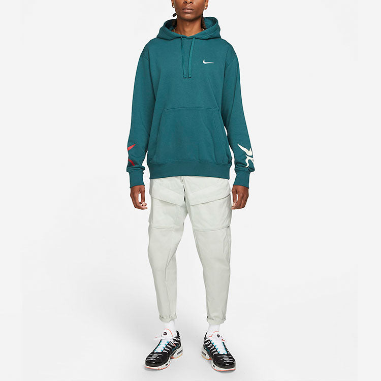 Men's Nike Embroidered Pattern Loose Sports Green DM6862-393