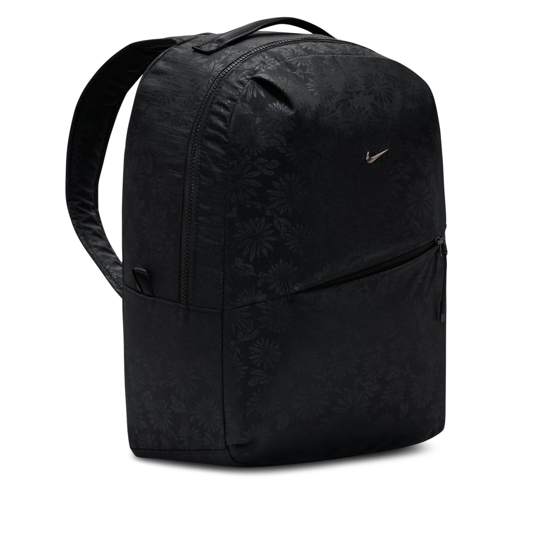 Nike Aura Floral 24L Backpack 'Black Gunmetal' IQ1267-010