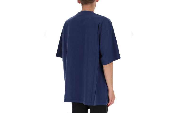 Balenciaga Pride T-Shirt Boxy Fit 'Navy' 651795TLV938561