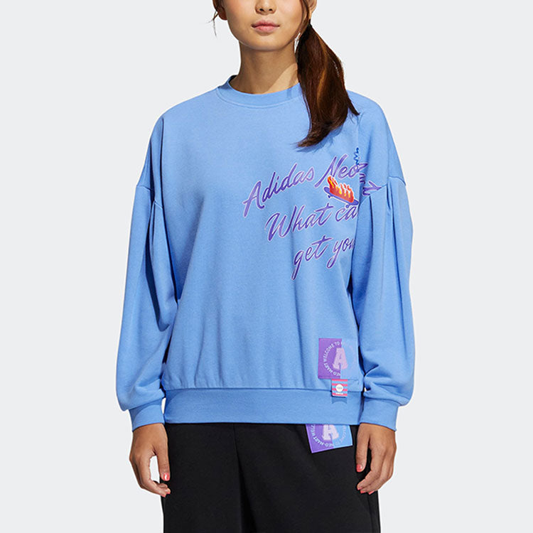 (WMNS) adidas neo sweaters 'Blue' IA6772