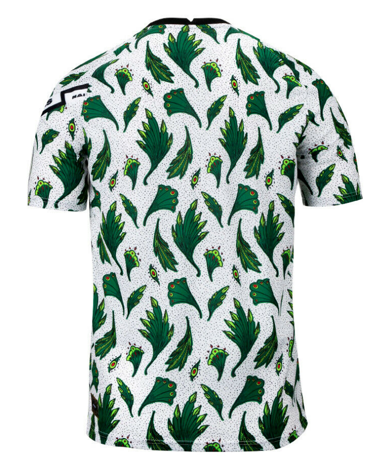 Nike Nigerian Football Quick-Dry Casual Short-Sleeved Male White CT4244-100