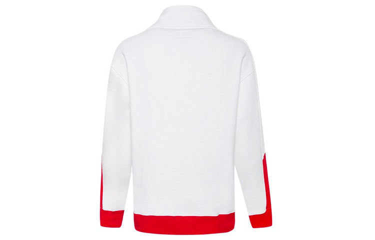 Converse Printed Funnel Neck Sweatshirt 'Red' 10019472-A02