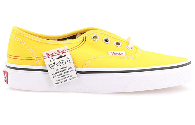 Vans DIY Authentic HC Skate Sneakers Low Shoes Yellow VN0A4UUC1AE