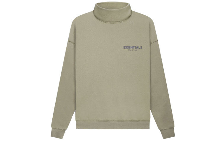 Fear of God Essentials FW21 Pullover Mock Neck Sweatshirt 'Pistachio' FOG-FW21-010