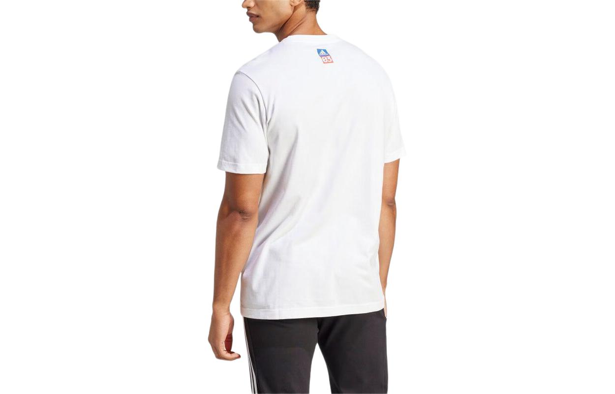 adidas Americana Graphic T-shirt Asia Sizing 'White' IR5821