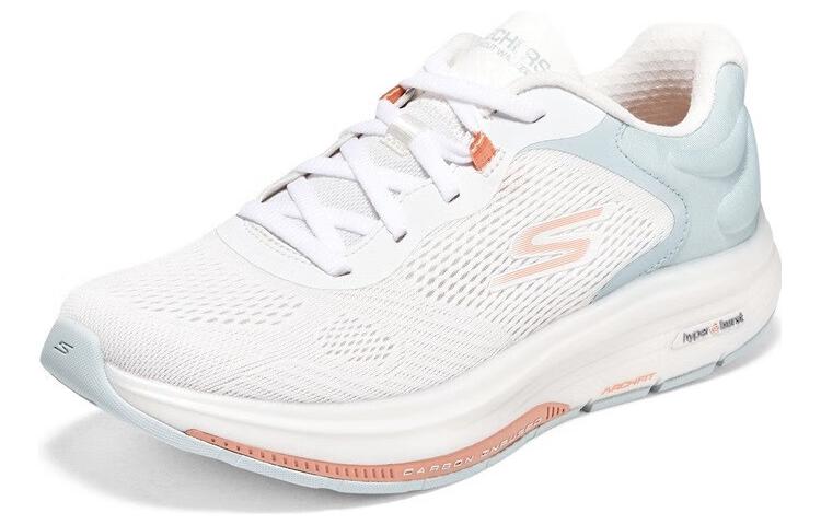 (WMNS) Skechers Gowalk Workout Walker 'White Light Blue' 124946-WLB