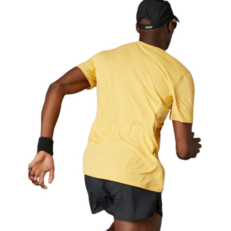 adidas Adizero Essentials Running T-shirt Asia Sizing 'Yellow' IR7126