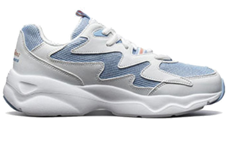 (WMNS) Skechers D'Lites Airy White/Blue 88888105-WBL