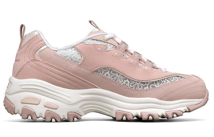 (WMNS) Skechers D'Lites 1.0 Running Shoes Red 149250-ROS