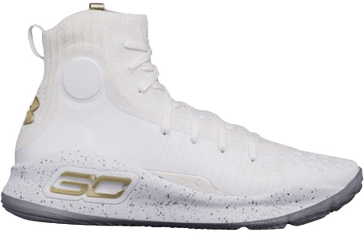 (GS) Under Armour Curry 4 'White Gold' 1295995-108