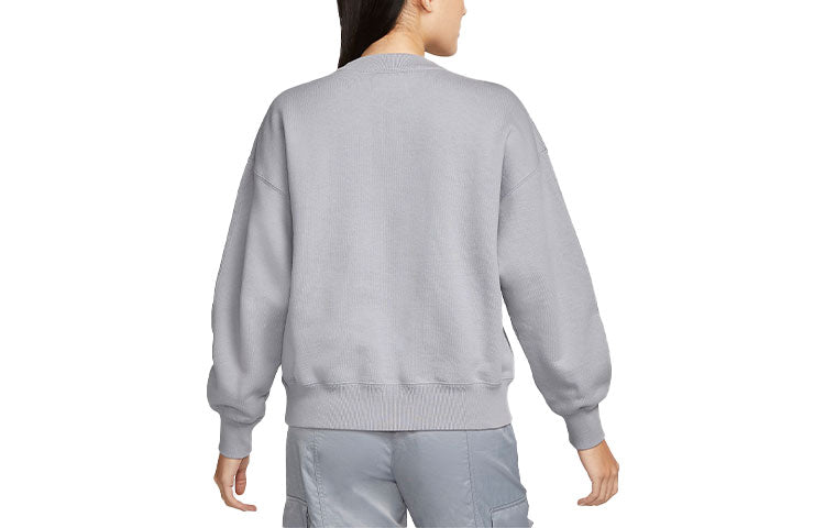 (WMNS) Air Jordan Crew Neck Street Style Long Sleeves 'Grey' DQ4650-054