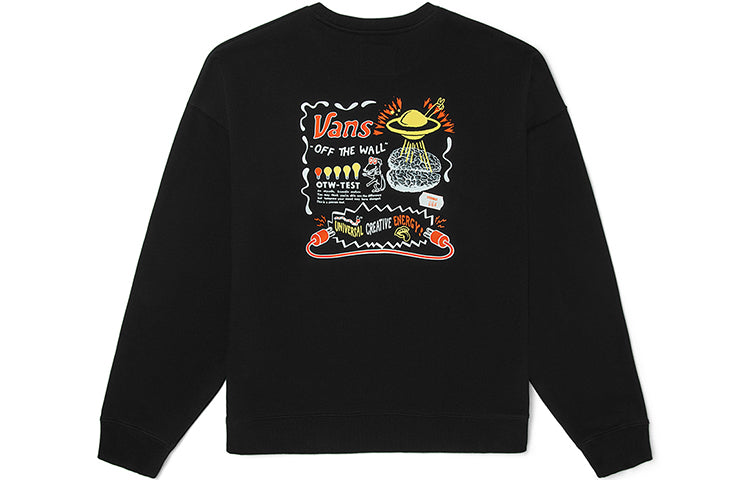 Vans AP OTW Test Fleece Crew Sweater 'Black White' VN0A54OLBLK