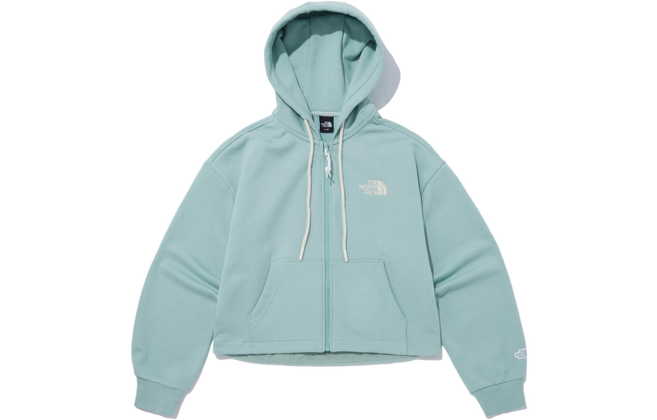 (WMNS) THE NORTH FACE Essential Hooded Zip Up Jacket 'Teal' NJ5JN81C