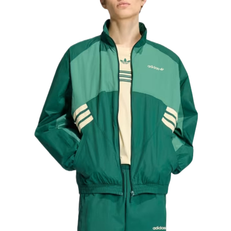 adidas Munich 93 Track Jacket Asia Sizing 'Collegiate Green Blanch Green' KT4321
