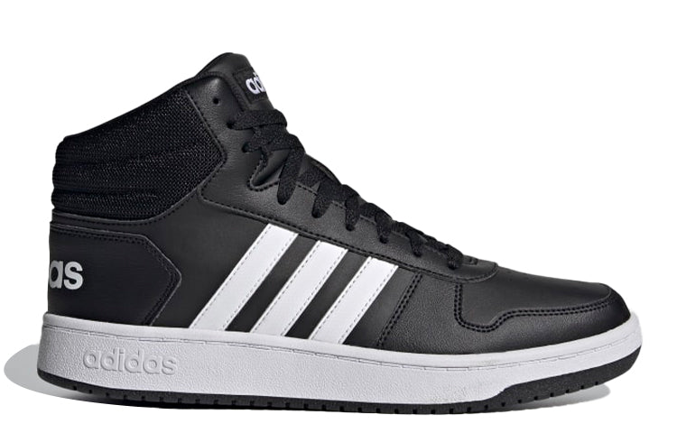 adidas Hoops 2.0 Mid 'Black White' FY8618