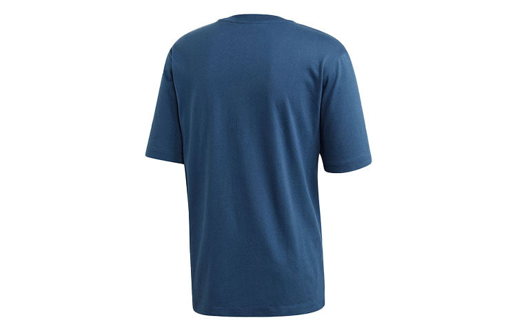 adidas originals Sports Round Neck Short Sleeve Blue FM3795