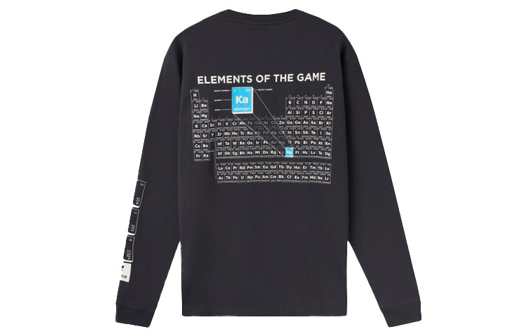 New Balance KL2 Elements of The Game Long Sleeve Top 'Black White' MT03596-PHM