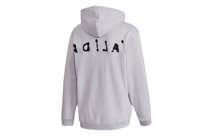 adidas Alphabet Printing Loose Sports Pullover Purple GD9306