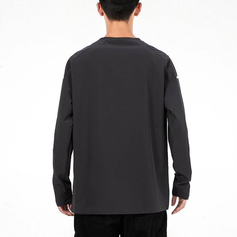 PUMA Running Training Loose Breathable Long Sleeves Black 521010-90