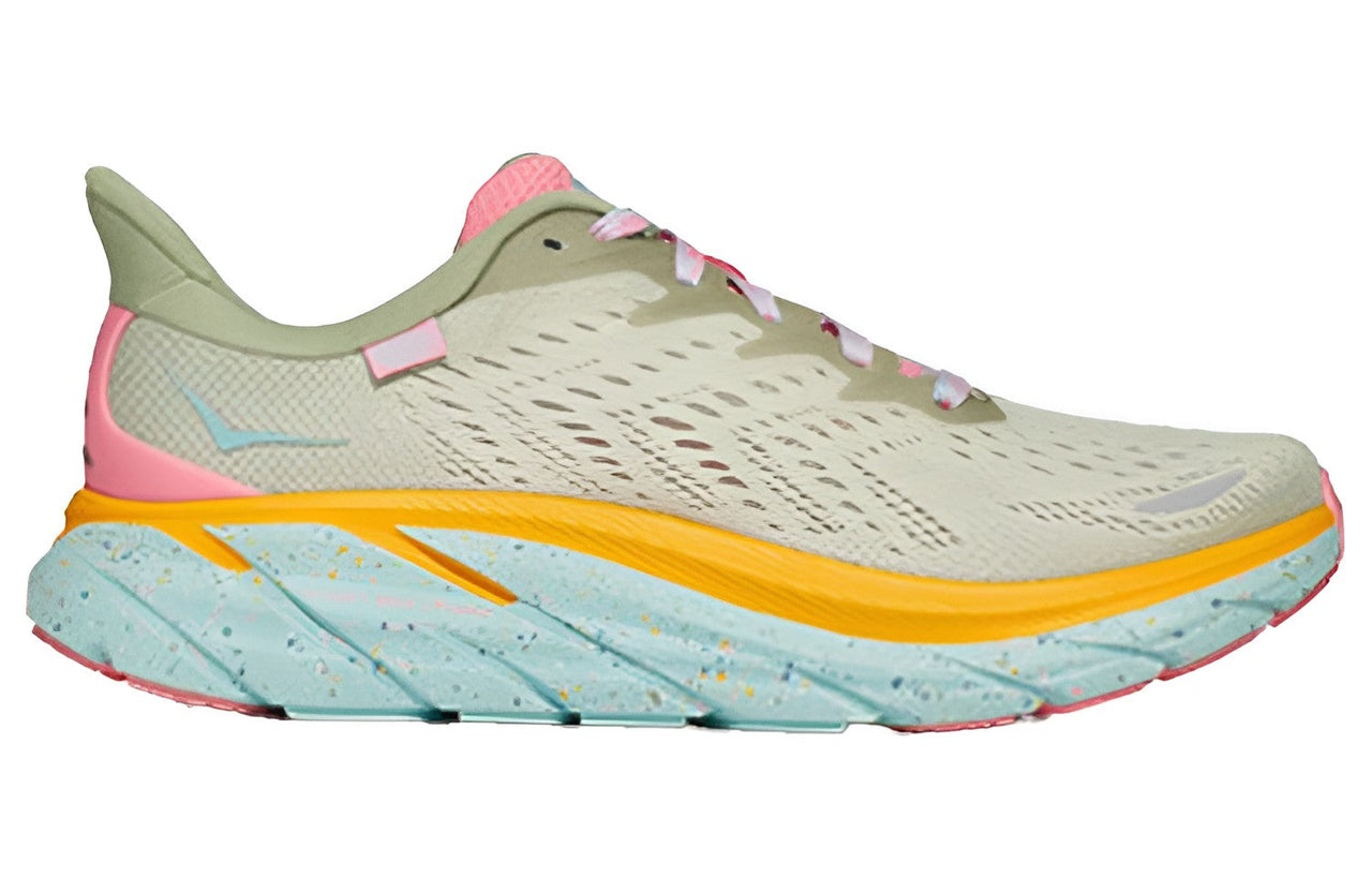 (WMNS) HOKA ONE ONE x FP Movement Clifton 8 'Matcha Orange' 1134730-SGRT