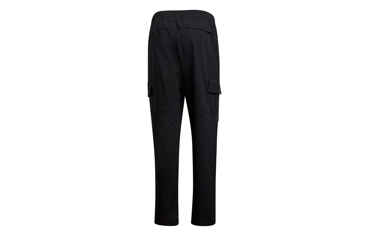 adidas 70 Twill Cargo Sports Stylish Woven Long Pants Black FS8973