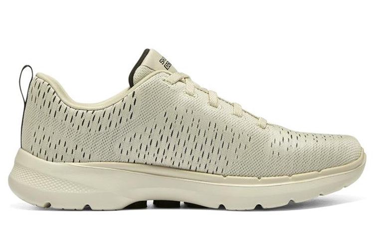 (WMNS) Skechers Go Walk 6 'Natural Black' 124524-NTBK