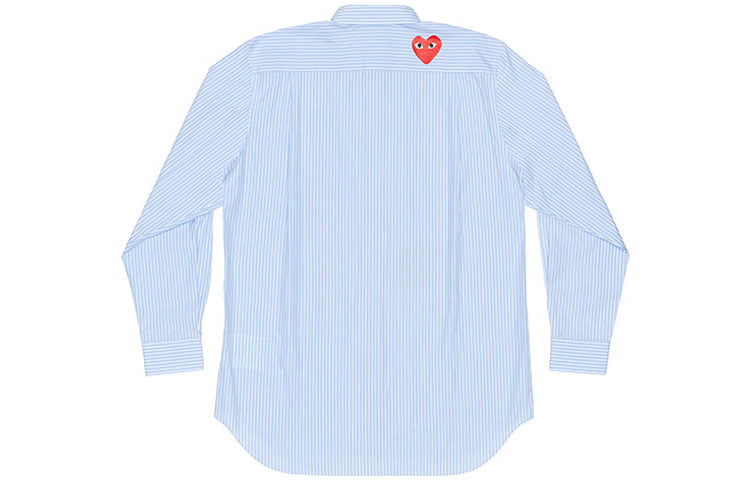 COMME des GARCONS PLAY x The North Face Striped Shirt 'Blue' AE-B202-051-1