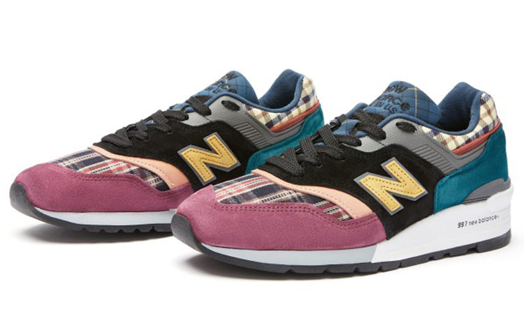 New Balance 997 Made In USA 'Plaid Pack - Burgundy' M997DJ