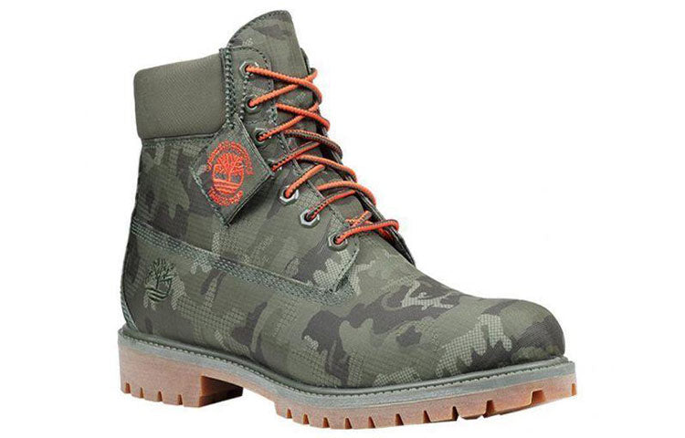 Timberland 6 Inch Premium Waterproof Boots 'Green Camouflage' A1U9I
