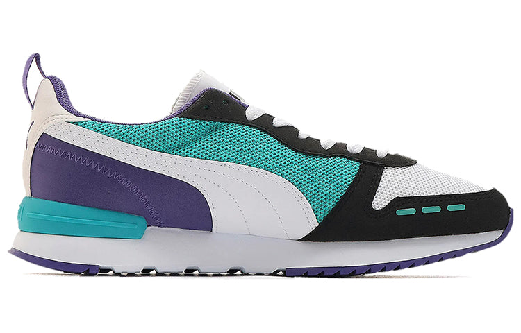 PUMA R78 Blue/White/Purple Low sneakers 373117-11