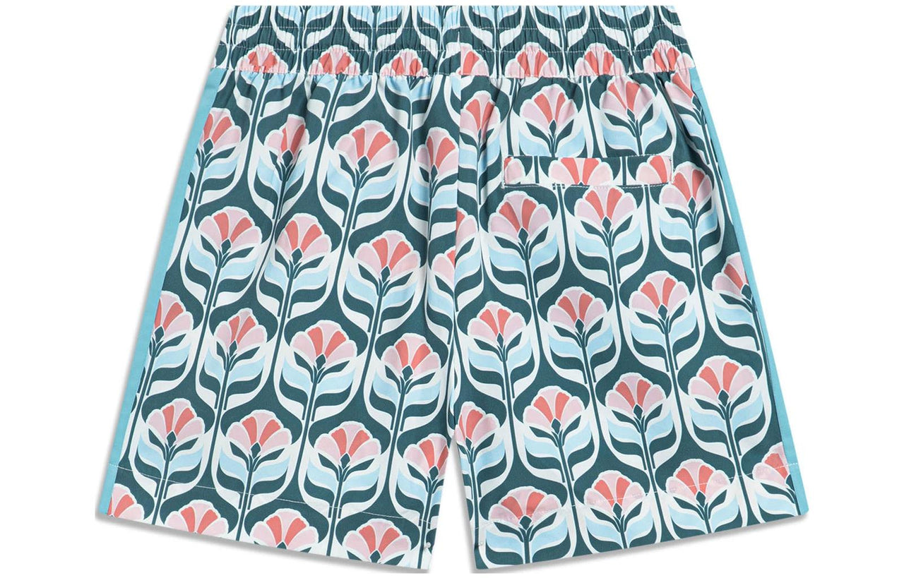 (WMNS) Li-Ning All-Over Print Shorts 'Blue Pink' AKST486-3
